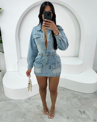 Angie Denim Mini Angie Denim Mini