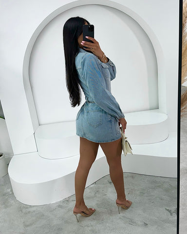 Angie Denim Mini Angie Denim Mini