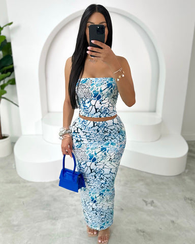 Azure Waters Maxi Set Azure Waters Maxi Set