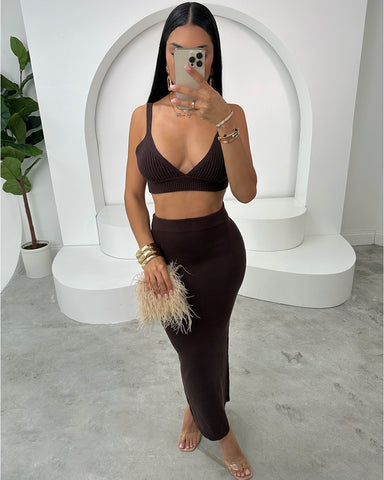 Asher Knit Maxi Set Asher Knit Maxi Set