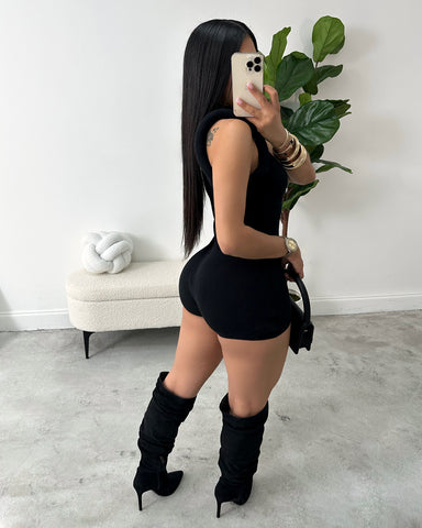 Chique Knit Romper Chique Knit Romper