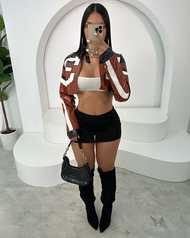 All That Leather Jacket (Brown) All That Leather Jacket (Brown)