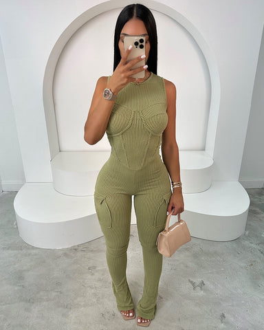 Arya Ribbed Jumpsuit Arya Ribbed Jumpsuit