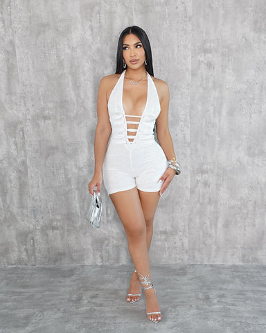 Keep It Sexy Lace Romper