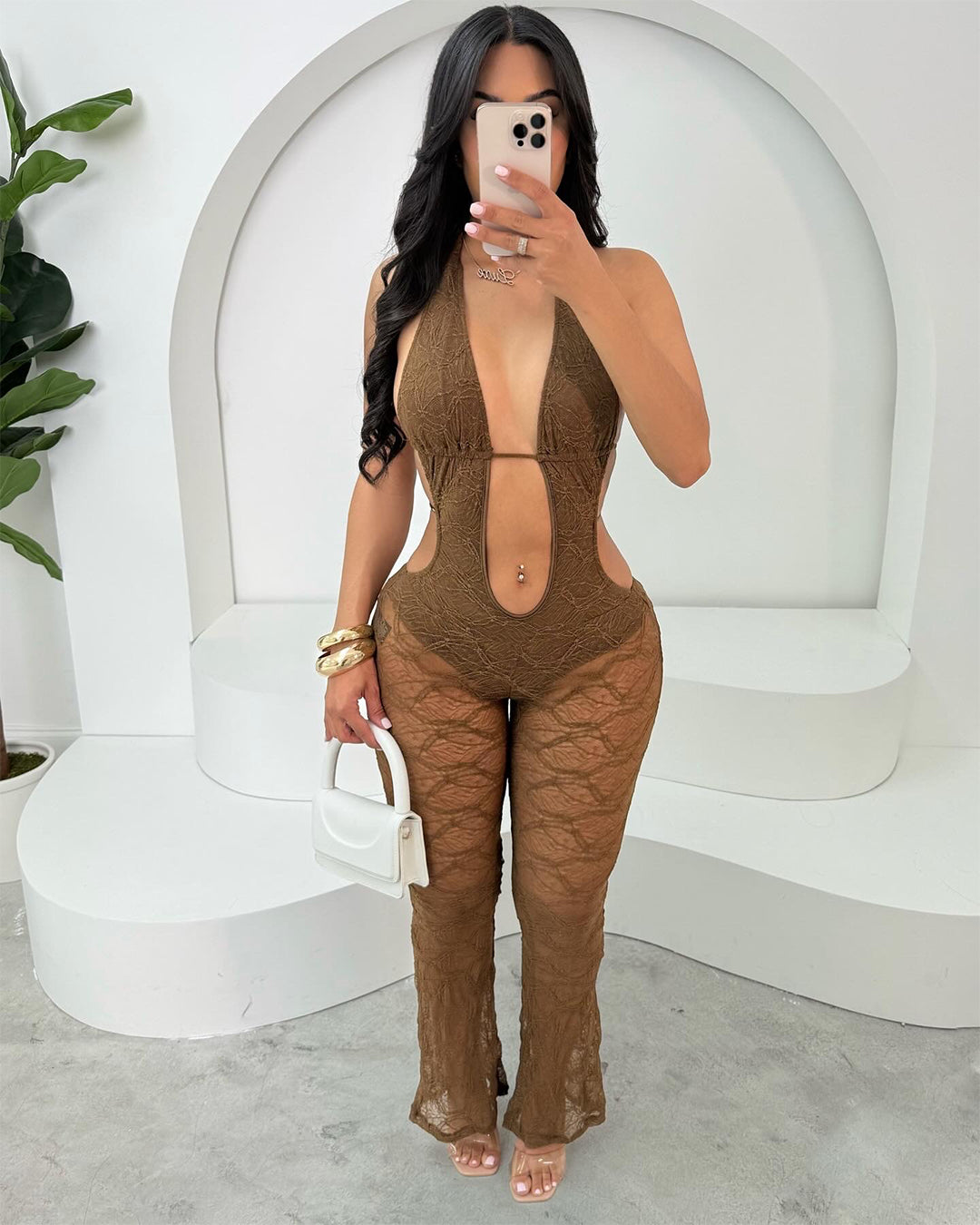 Keep up Lace Jumpsuit