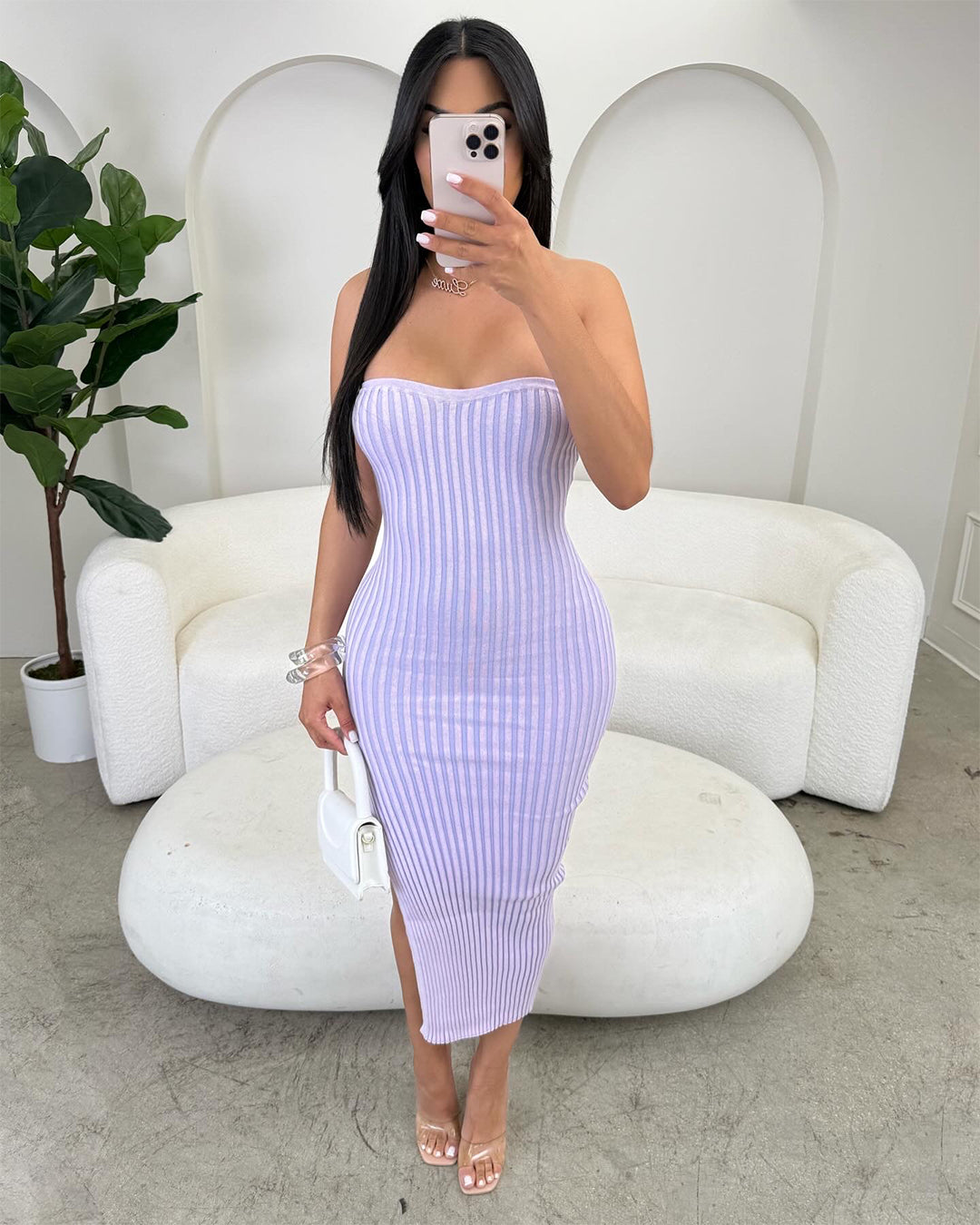 Springs Love Ribbed Maxi (Lilac)