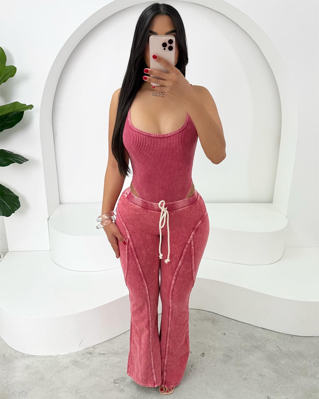 Chill Couture Bodysuit Set (Pink)