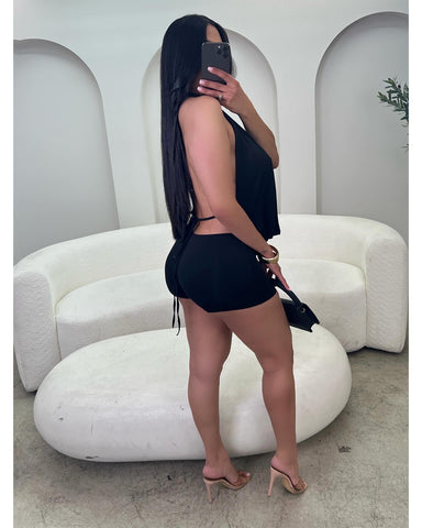 Midnight Chic Short Set