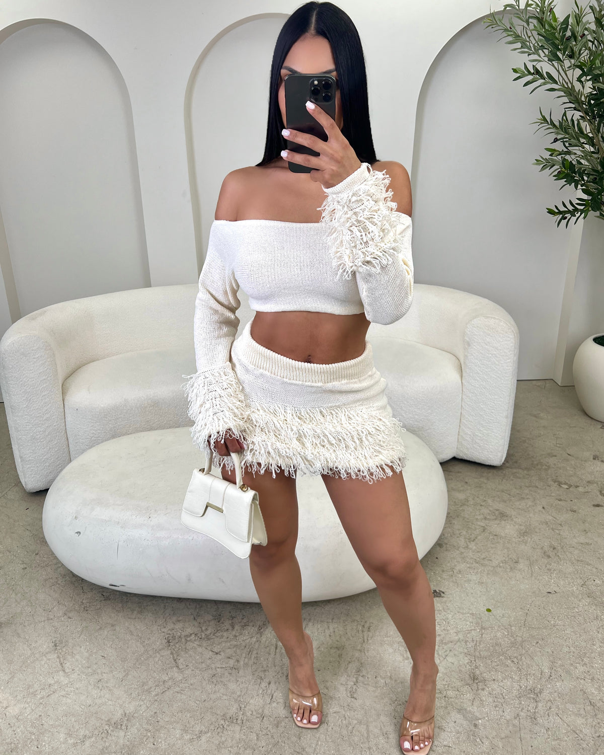 Cozy Luxe Fringe Set