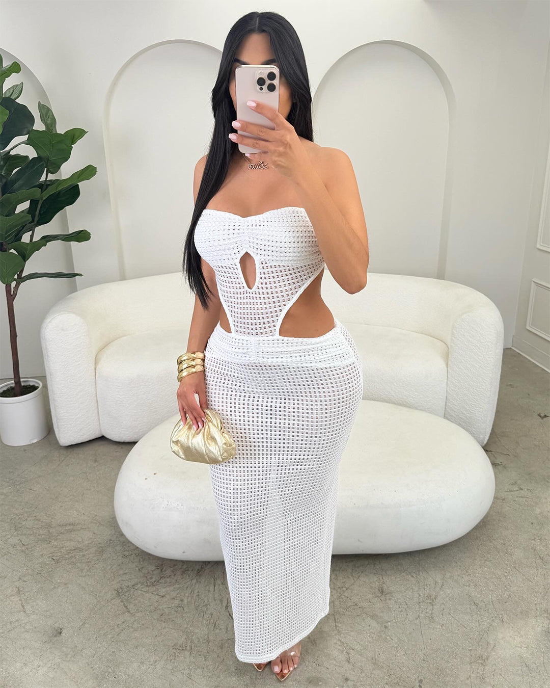 Islas Mujeres Crochet Maxi