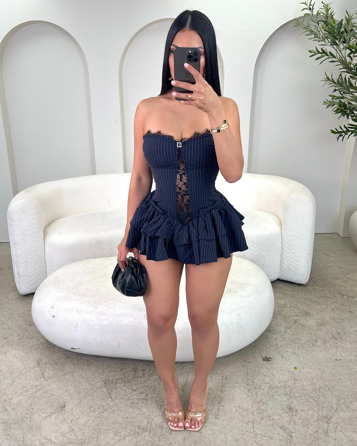 Upper East Side Romper Dress