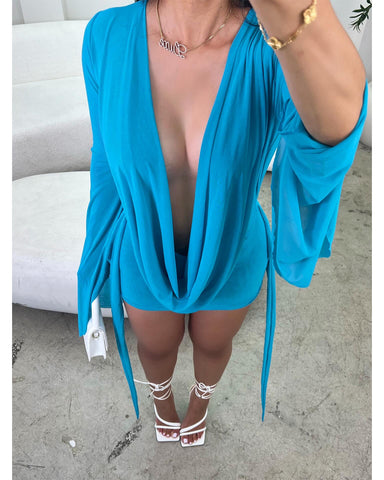 Sheer Love Mesh Mini (Teal)