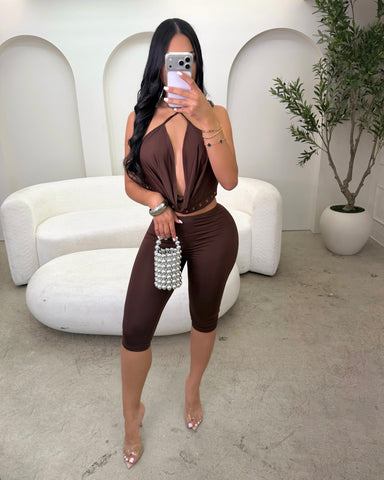 Cocoa Crush Capri Set