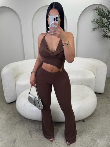 Espresso Please Jumpsuit