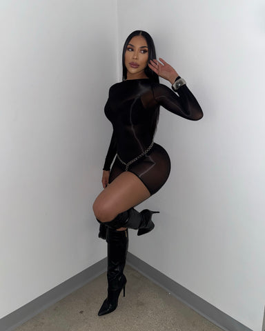Mesh & Sexy Romper