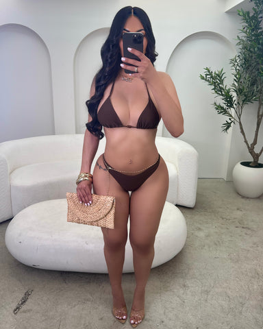 Off the Coast Mesh Bikini Set