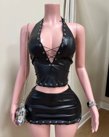 Roxy Leather Set