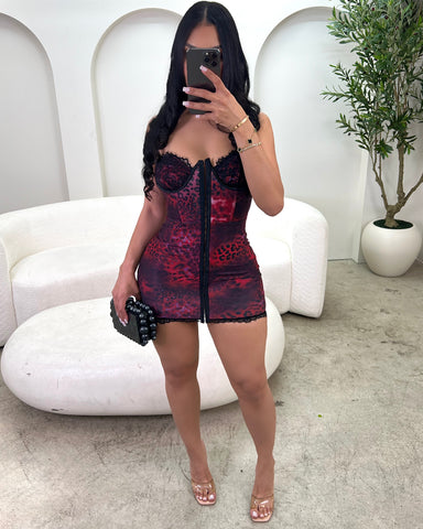 Night Mirage Lace Mini