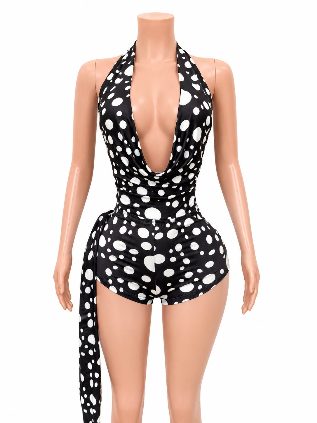 Monaco Polka Dot Romper Set