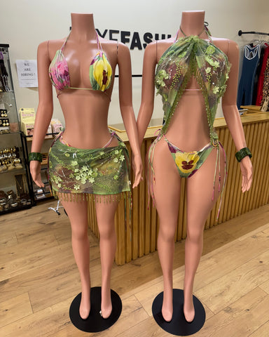 Ibiza Bloom 3Pc Swim Set