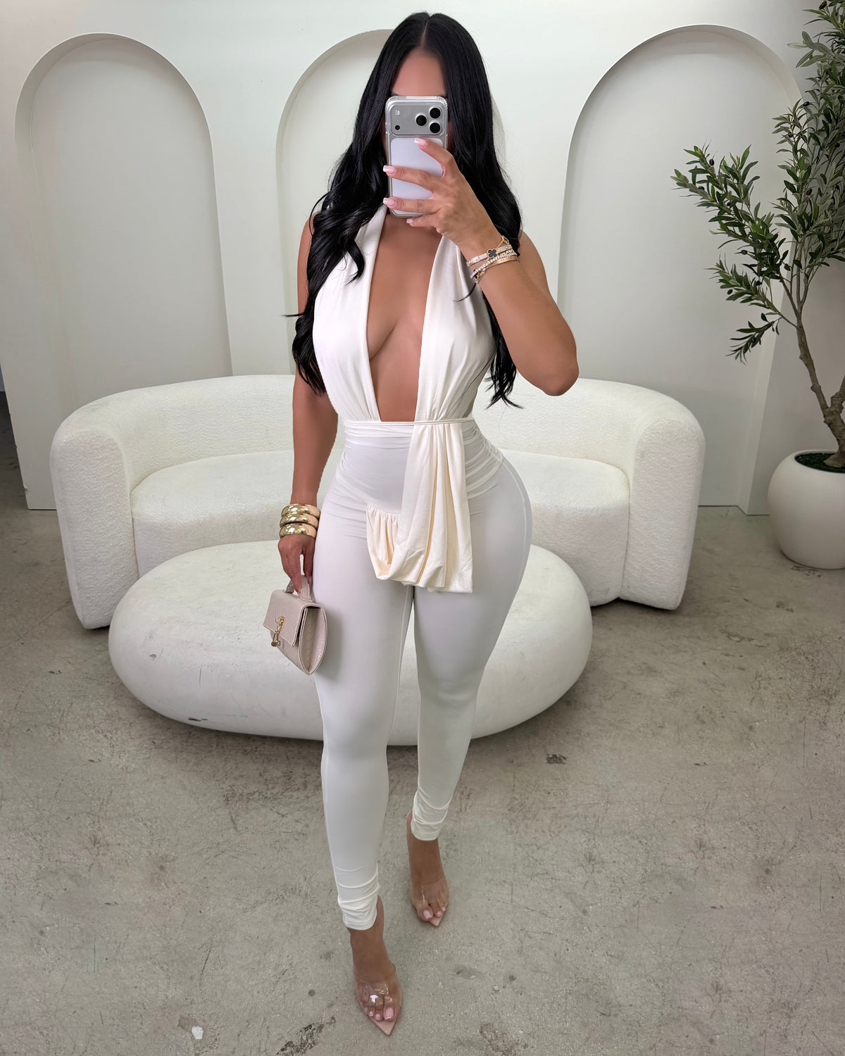 Ivory Hour Jumpsuit