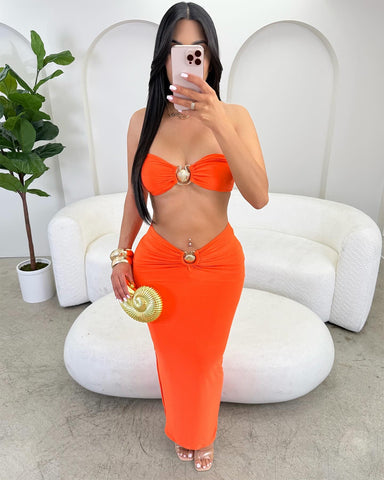 Seashell Crush Maxi Set