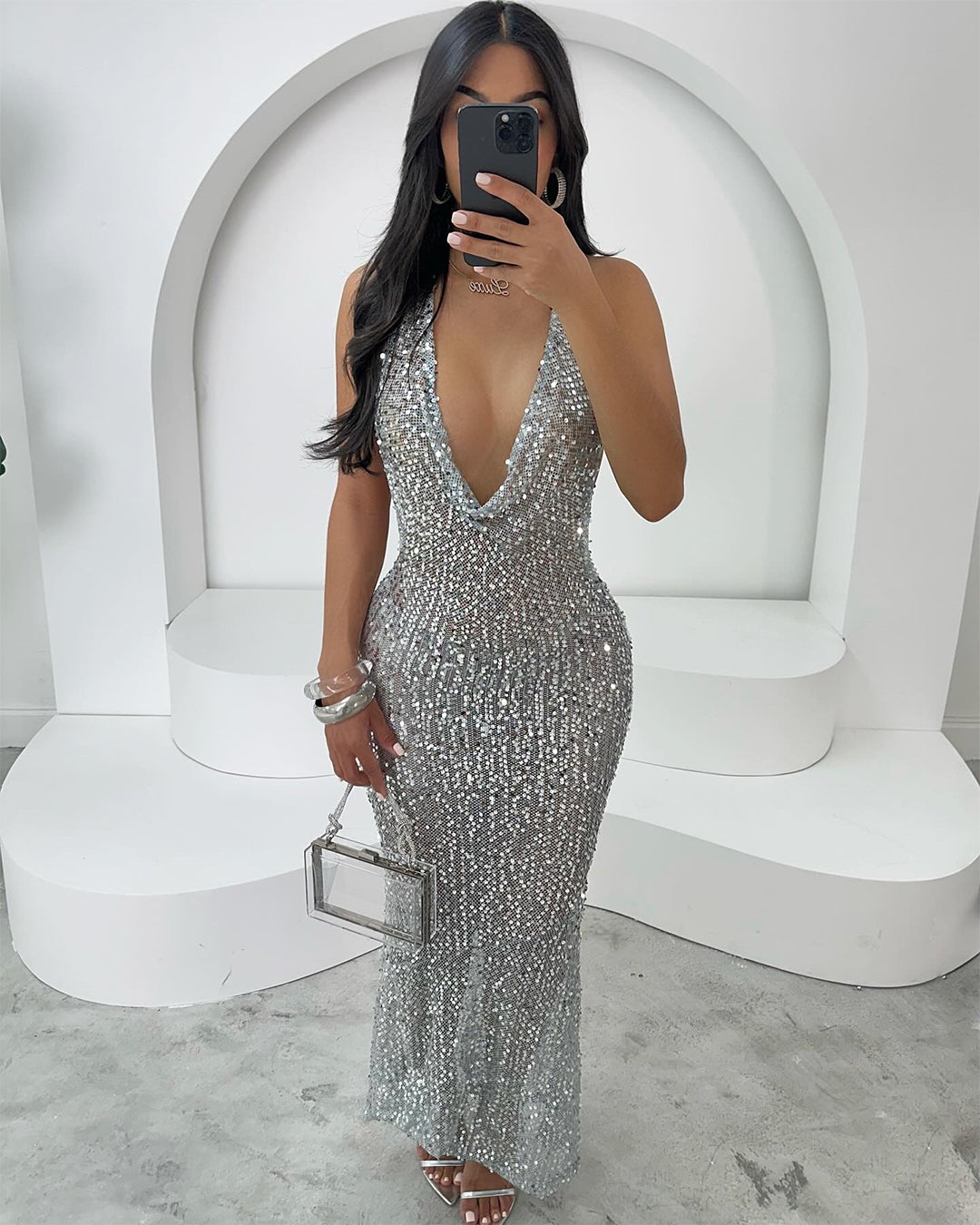 Under the Stars Sequin Maxi Luxe Fashion Under the Stars Sequin Maxi Luxe Fashion