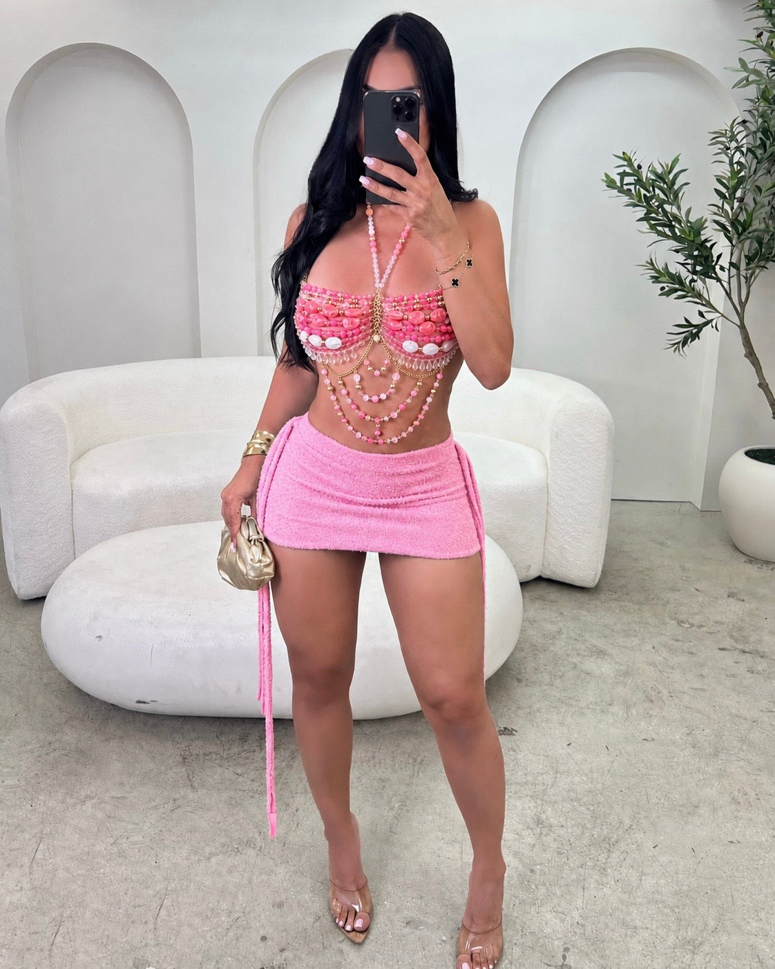 Pink Sands Mini Skirt