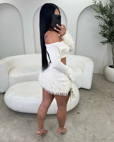 Cozy Luxe Fringe Set