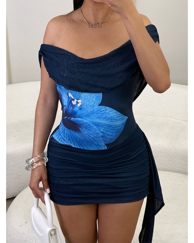 Midnight Tropics Minidress