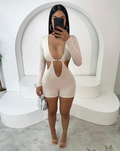 Been Trending Backless Romper