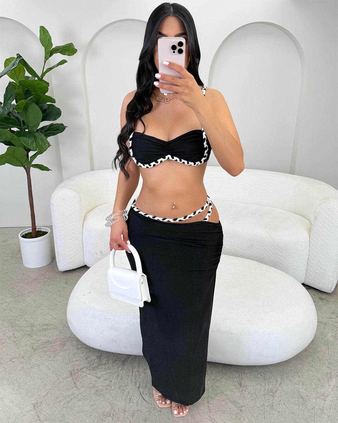 Dinner In Ibiza Skirt Set