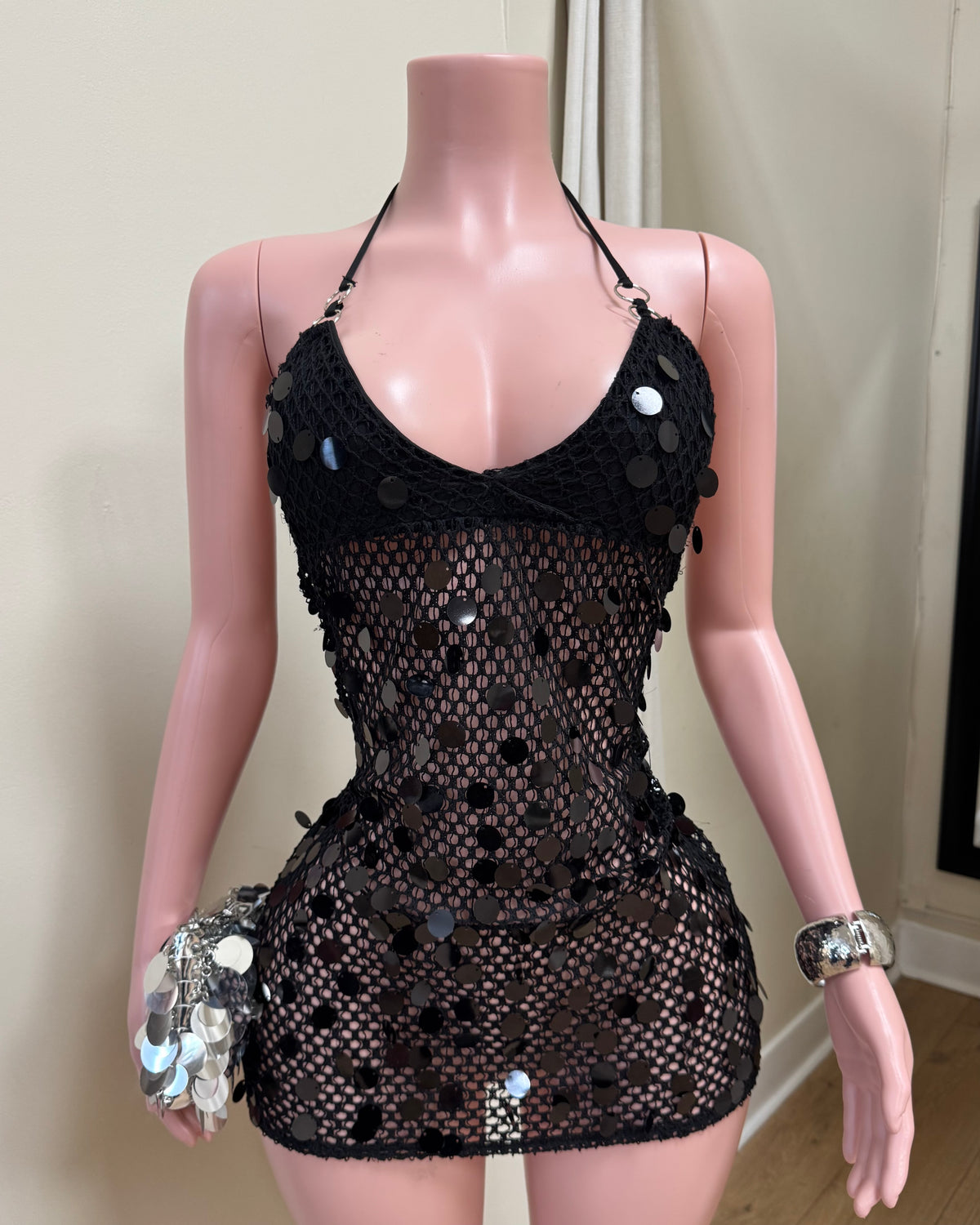 Noire Temptation Sequin Mini