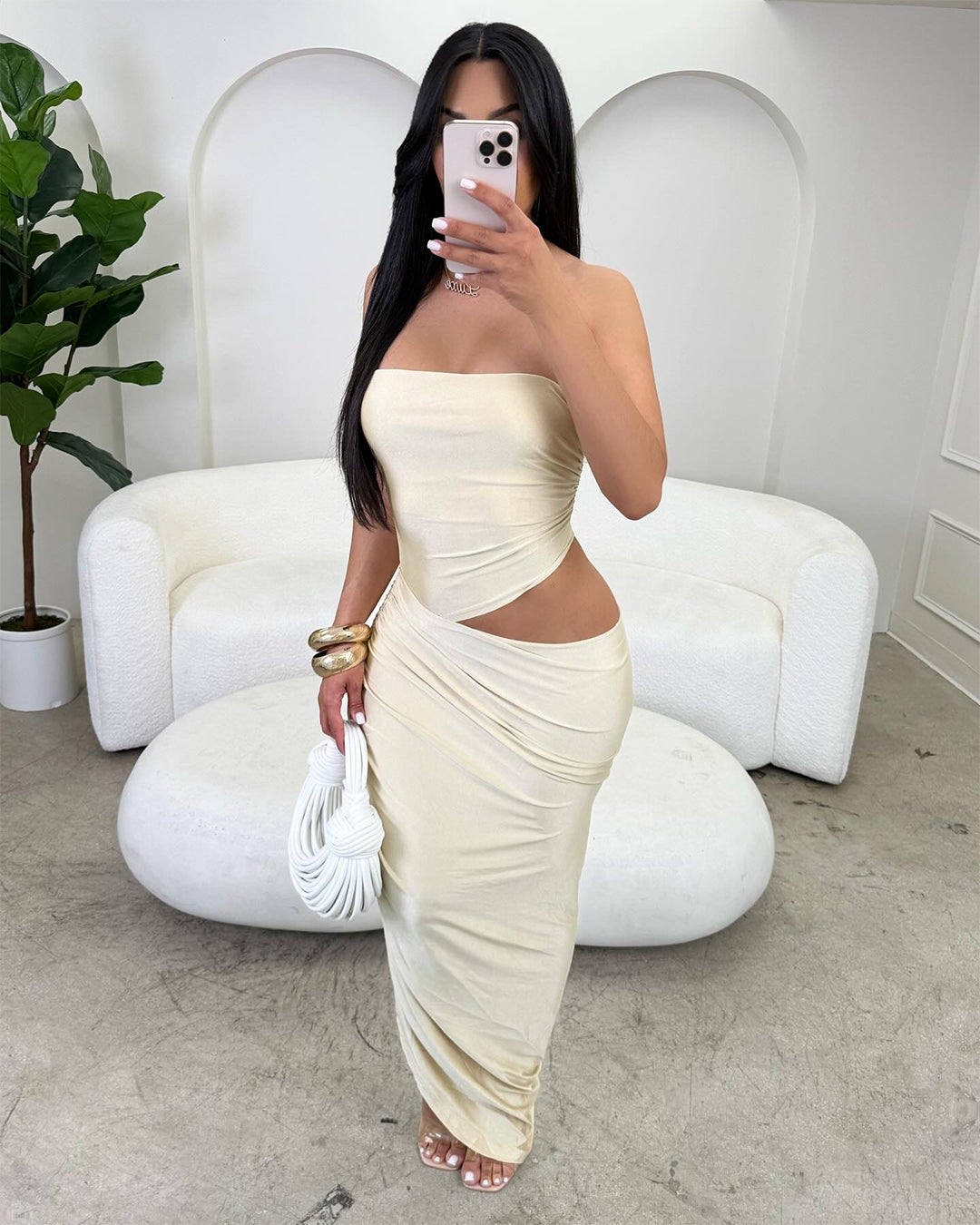 Crushing on You Cutout Maxi