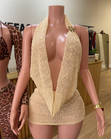 Honey Drip Crochet Mini