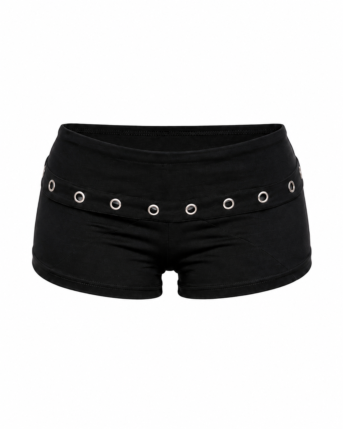 Studded Black Shorts