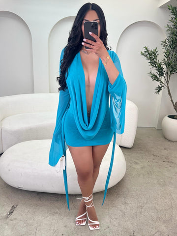 Sheer Love Mesh Mini (Teal)