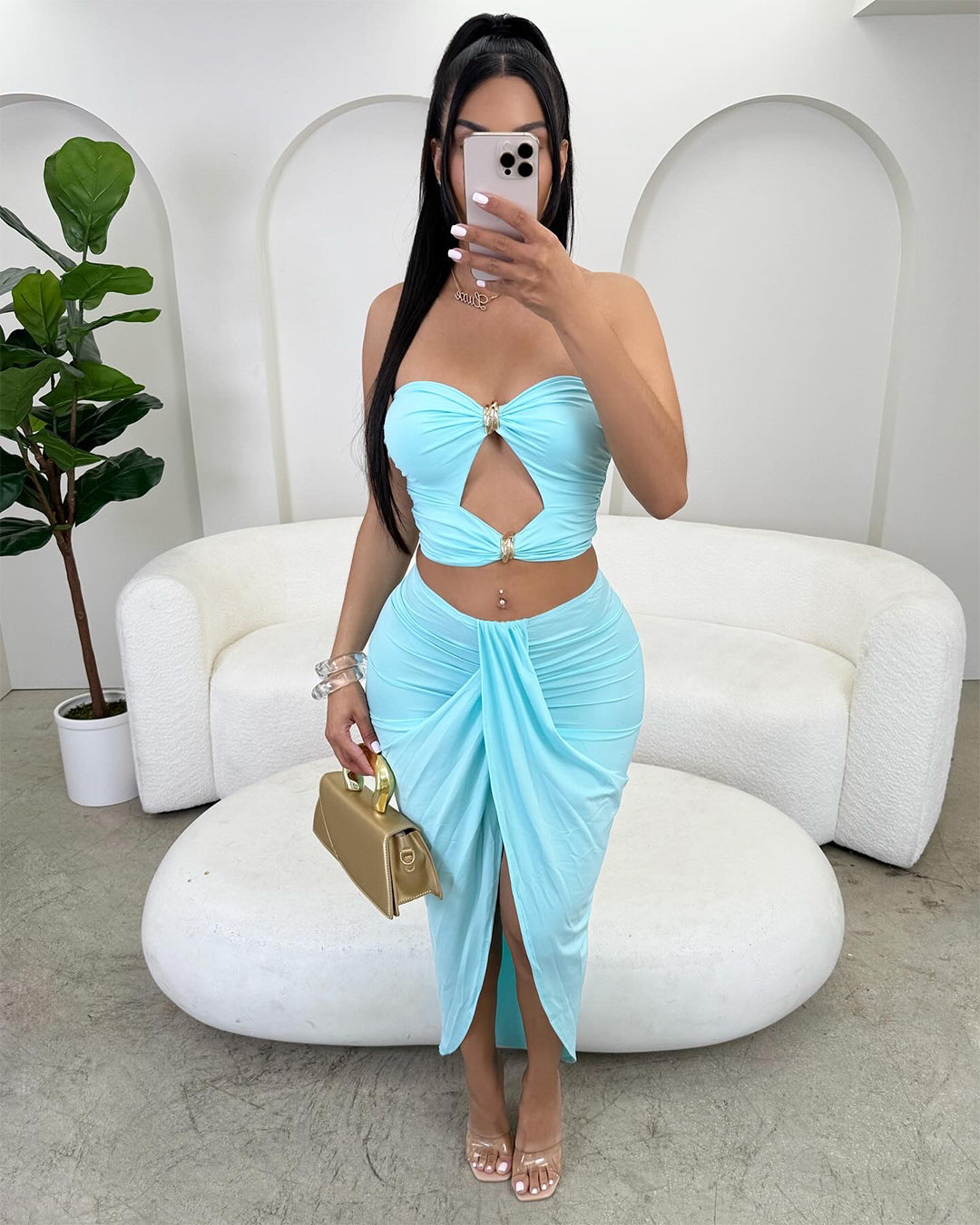 Teal Me More Maxi Set