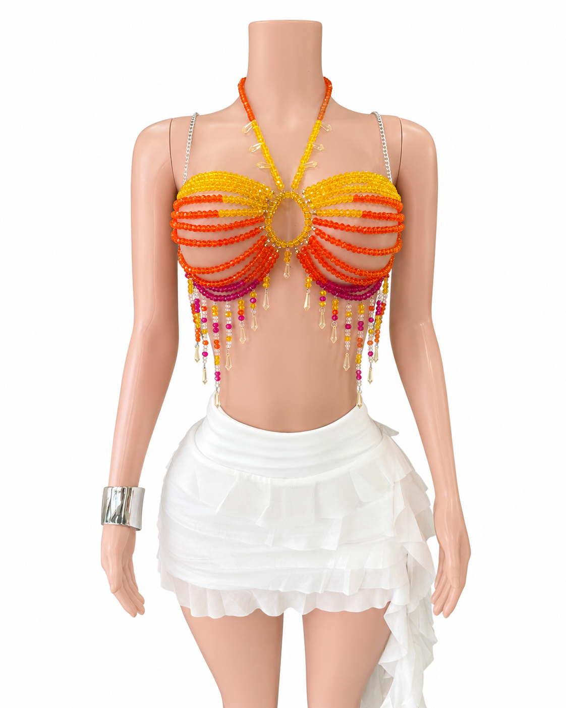 Tropical Beaded Top