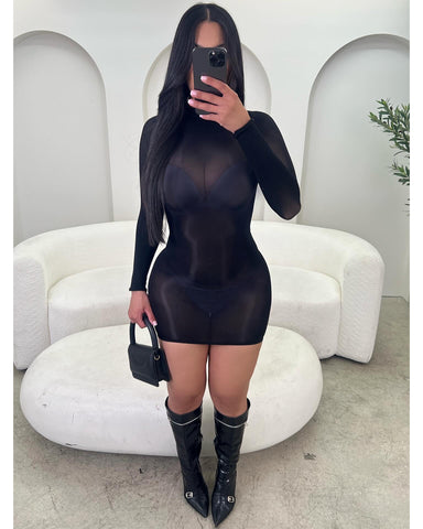 Mesh & Sexy Minidress