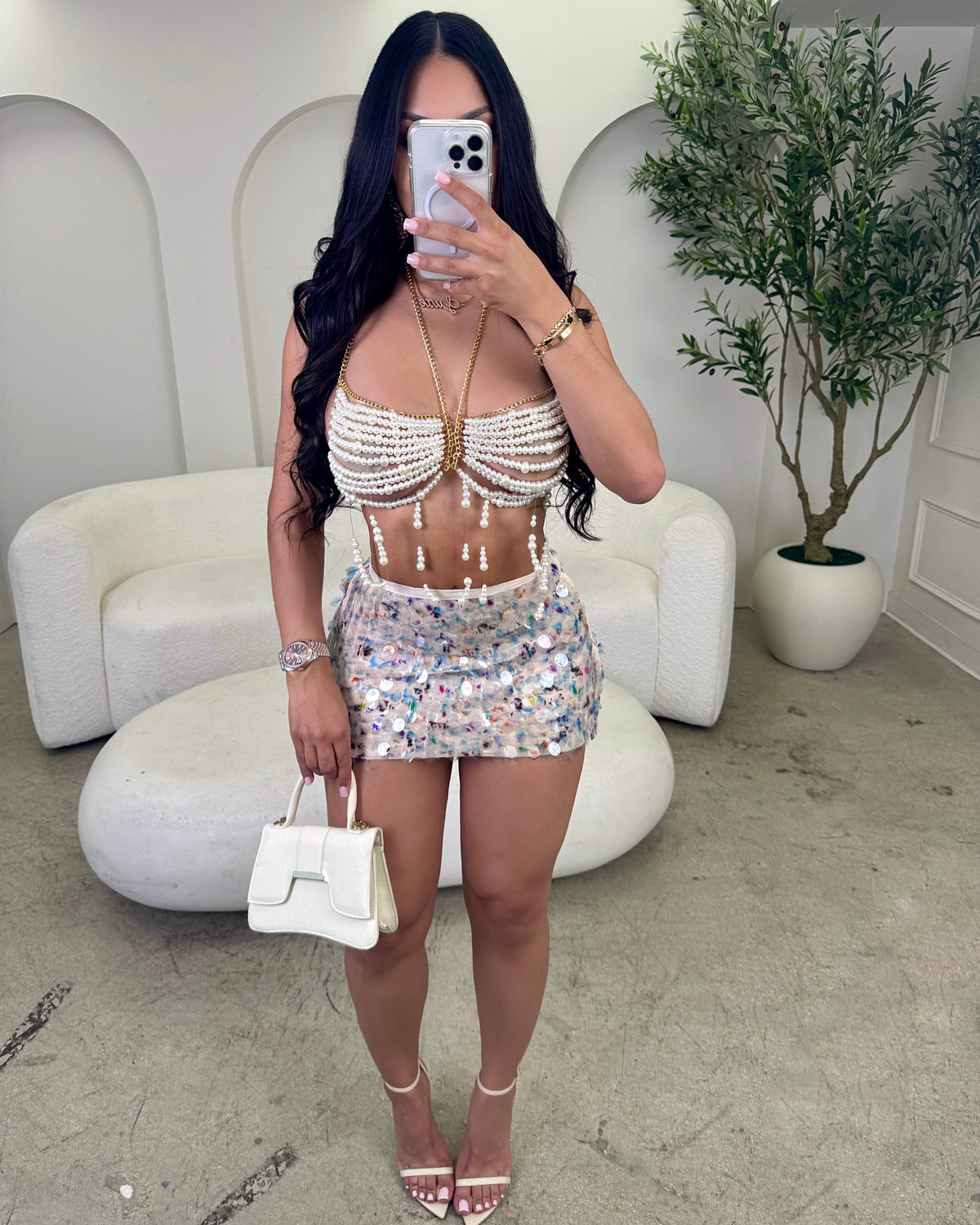 Mermaid Wishes Sequin Skirt