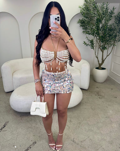 Mermaid Wishes Sequin Skirt