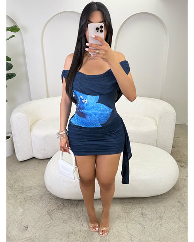 Midnight Tropics Minidress