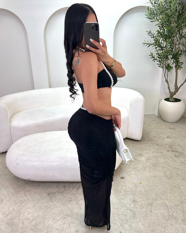 Midnight Pearl Skirt Set