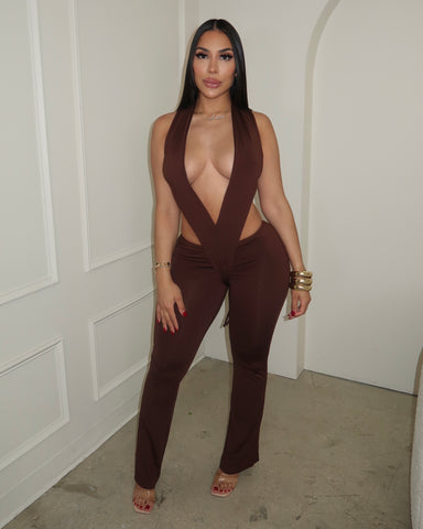 Mocha Desires Pant Set