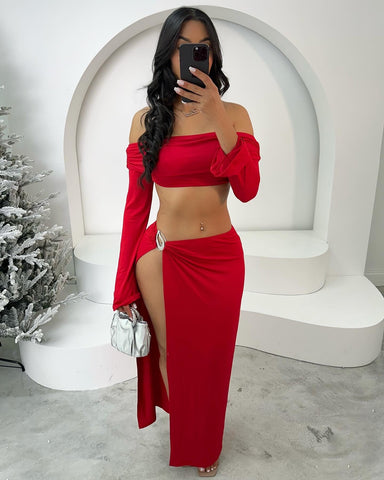 Sleighs Away Skirt Set