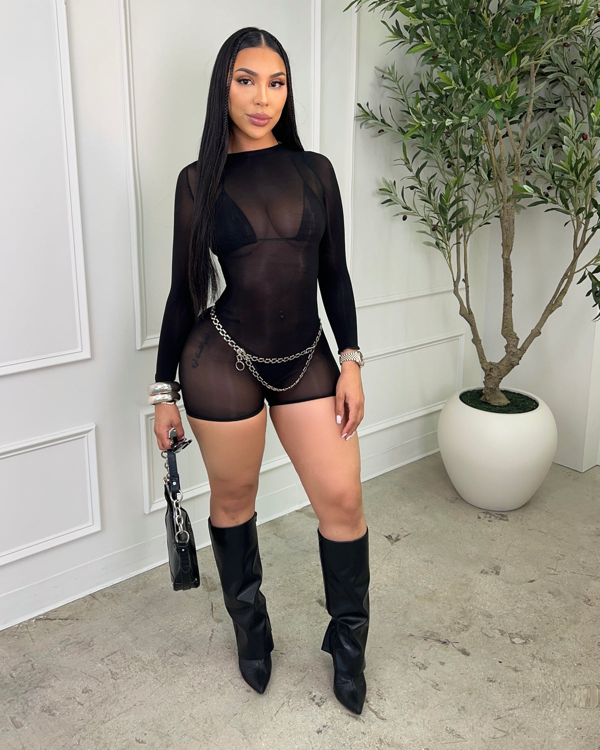 Mesh & Sexy Romper
