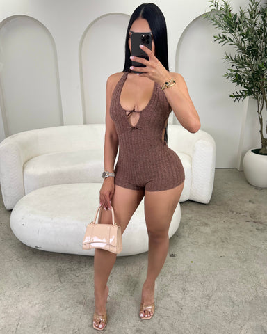 Kiki Open Back Romper