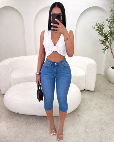 Knot Yours Crop (White)