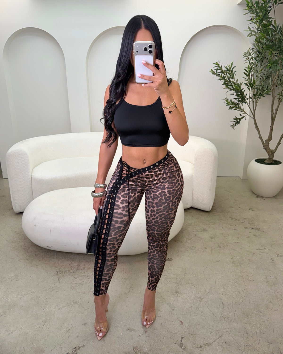 Pretty Savage Lace Up Set